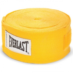 Бинт боксерский Everlast 4,55 м. желтый арт.4456GU