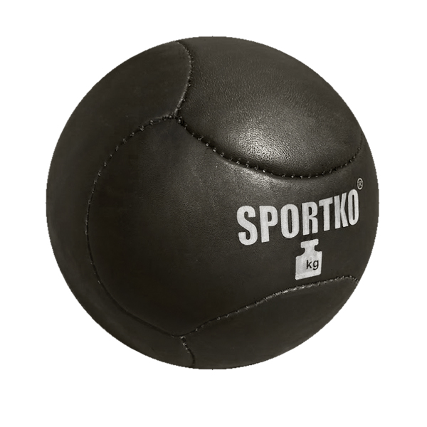 Мяч Медбол SPORTKO Кожа 3 - 4 кг
