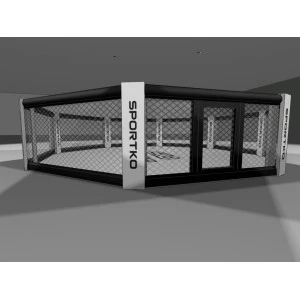 Octagon cage for MMA, diameter 6.5 m. floor sportko.com.ua