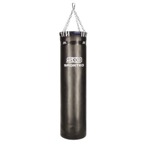 Boxing bag Olympic Sportko height 150 diameter 35 weight 55kg with chains sportko.com.ua