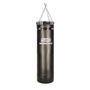 Boxing bag Olympic Sportko with ring height 130 diameter 35 weight 50kg sportko.com.ua