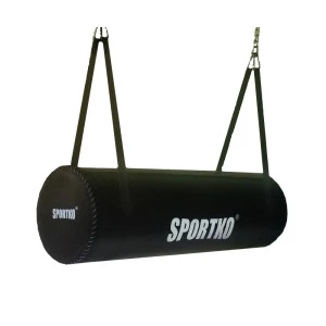 Horizontal boxing bag made of belt leather 4mm. diameter 35cm sportko.com.ua