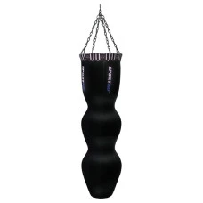 Boxing bag Sportko Silhouette double PVC MSP-150 with chains