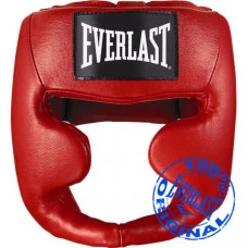 Шлем Everlast MMA Leather full красный