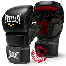 Перчатки тренировочные Everlast MMA Striking Training Gloves черный