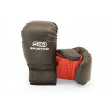 Боксерские перчатки Sportko арт. ПД2-7-OZ (унций). черный