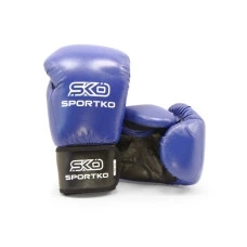 Боксерские перчатки SPORTKO кожаные 16 унций арт.ПК1